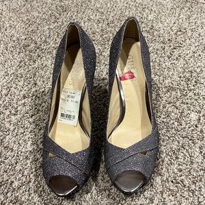 Guess Purple sparkle Heels